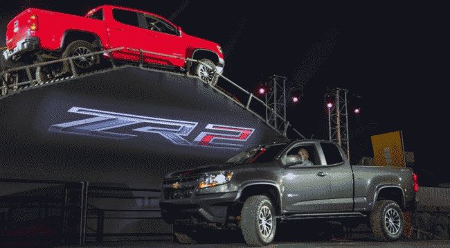 Компания Chevrolet представила экстремальный пикап Colorado ZR2