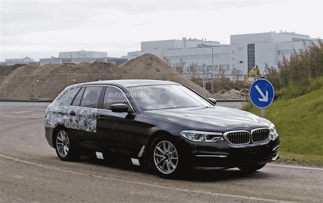 2018 BMW 5-Series Touring заметили без камуфляжа