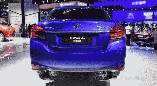 Toyota в Китае презентовала седан Yaris L