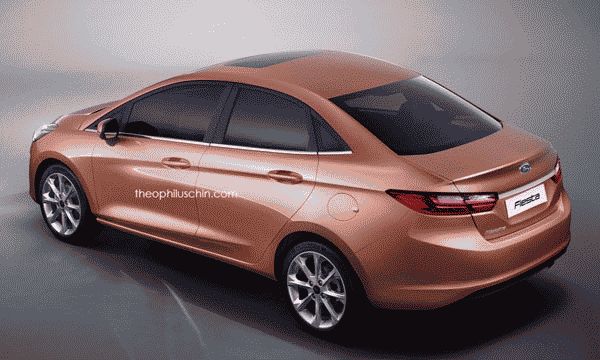 В Интернете опубликованы первые фото нового седана Ford Fiesta