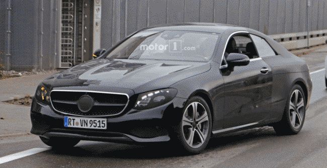 Новое купе Mercedes-Benz E-Class Coupe «засветилось» на финальных тестах