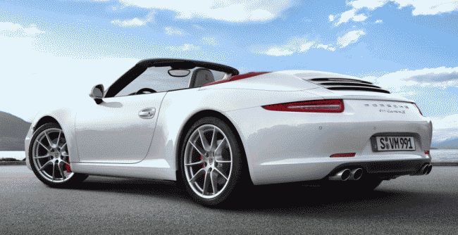 Porsche представила новую Carrera S Cabriolet
