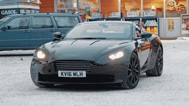Новое поколение Aston Martin Vantage посетило заснеженные дороги Швеции