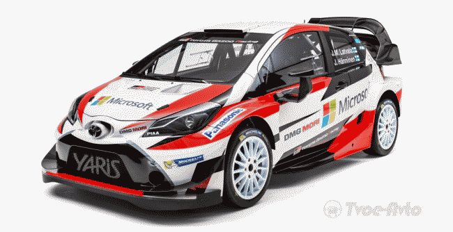 Toyota представила гоночный Yaris для WRC 2017