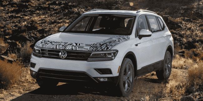VW Tiguan Allspace: первые фото и информация до дебюта в Детройте