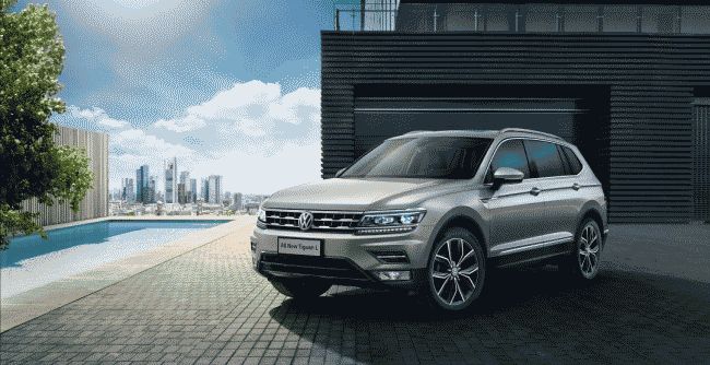 Volkswagen Tiguan L представлен на официальных изображениях