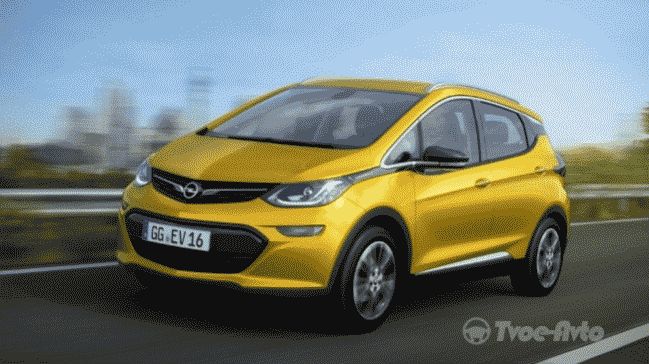 В следующем году на украинский автомобильный рынок приедет электрокар Opel Ampera-e