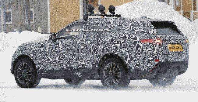 Конкурент BMW X6 от Land Rover замечен на тестах в Швеции
