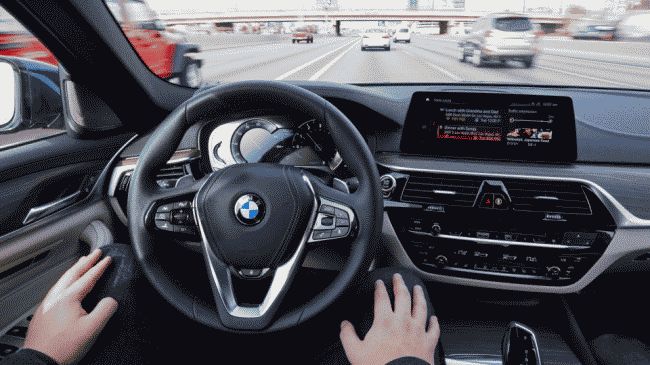 Седан BMW 5-Series превратили в полноценный беспилотник