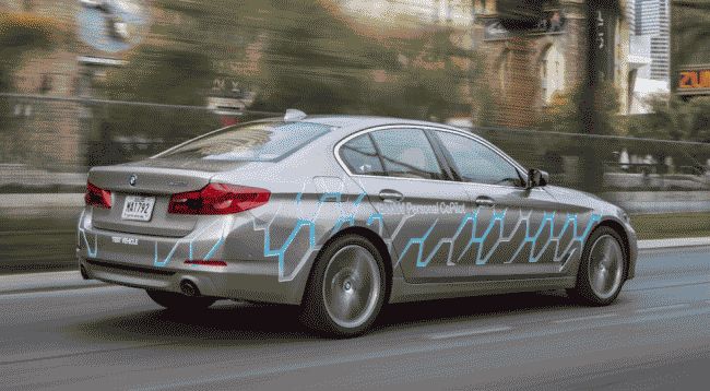 Седан BMW 5-Series превратили в полноценный беспилотник
