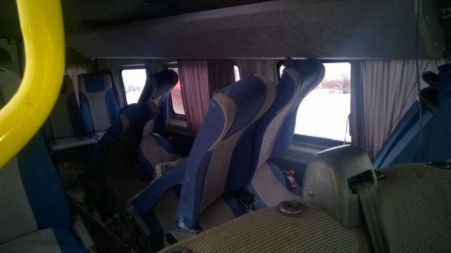 В Калининском районе Уфы иномарка влетела в пассажирскую маршрутку