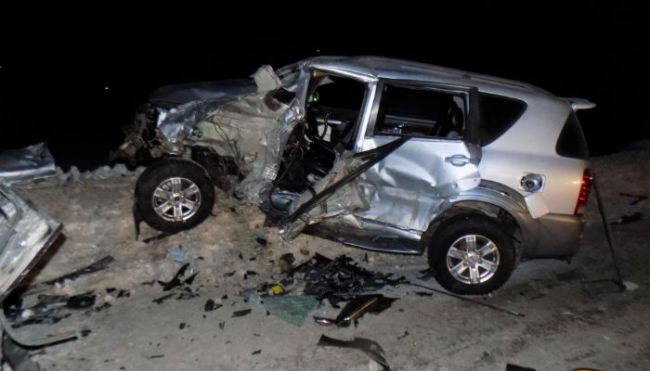 В Орловском районе грузовик «Mercedes» влетел в иномарку, за рулем которой был пьяный водитель