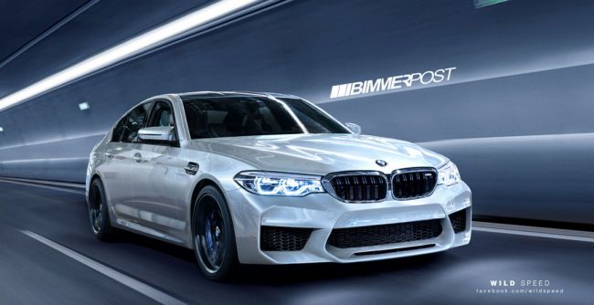 «Заряженный» BMW M5 дебютировал на независимых рендерах