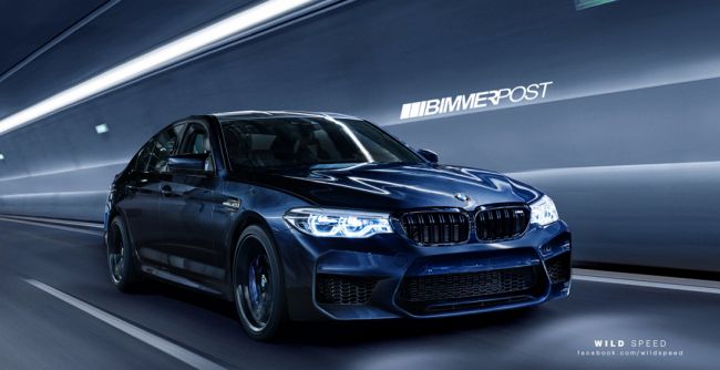 «Заряженный» BMW M5 дебютировал на независимых рендерах