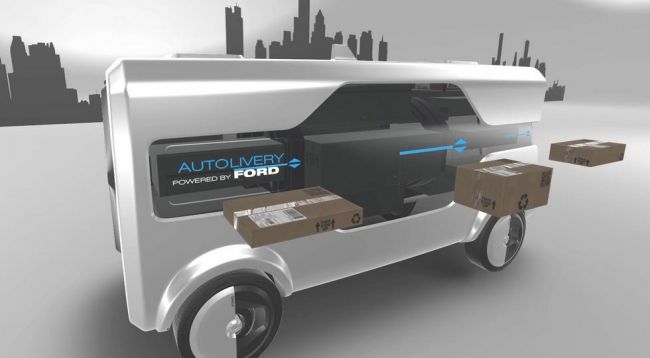 Автономная доставка от Ford изменит «Город будущего»