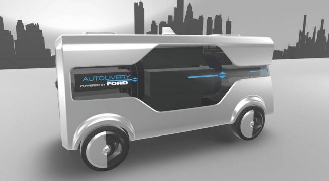 Автономная доставка от Ford изменит «Город будущего»