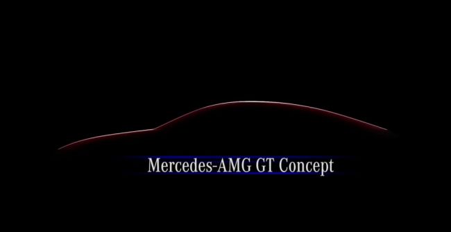 Mercedes-AMG GT Concept дебютировал на видео-тизере