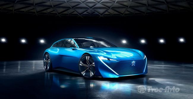 Фантастическое купе Peugeot Instinct показали в Женеве 
