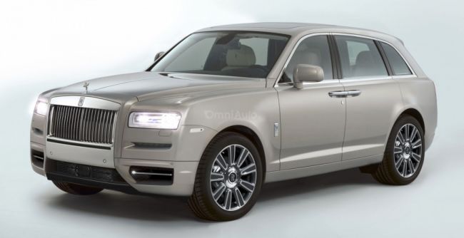 В Сети появился первый рендер Rolls-Royce Cullinan 