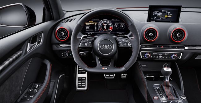 Audi показала «заряженный» седан RS3 Sedan на новых фото