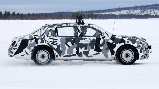 В сети появились шпионские фото автомобиля проекта «Кортеж»