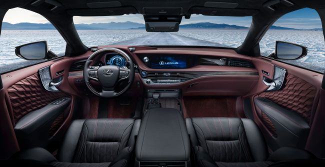 Lexus представил гибридный седан Lexus LS 500h 2018