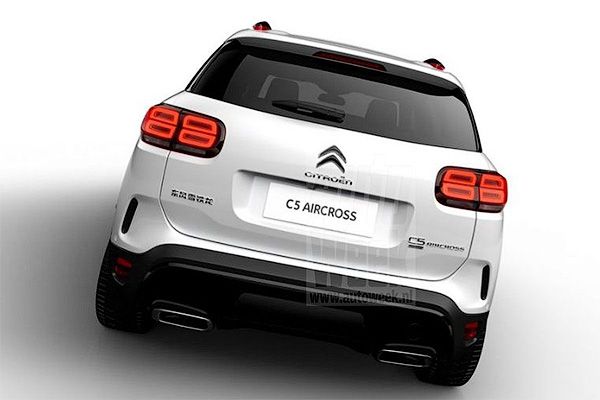 Дизайн нового кроссовера Citroen C5 Aircross рассекретили до дебюта