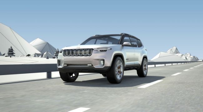 Chrysler рассекретил внешность нового внедорожника Jeep Yuntu