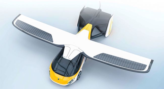 На автошоу в Монако состоялась премьера летающего автомобиля AeroMobil