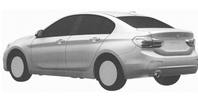Компактный BMW 1-Series Sedan был запатентован в России