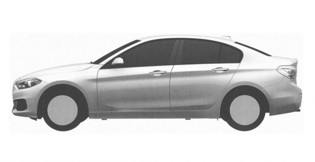 Компактный BMW 1-Series Sedan был запатентован в России