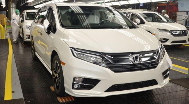 В США стартовало серийное производство нового поколения Honda Odyssey