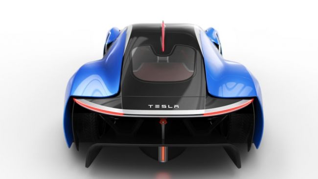 Испанский дизайнер показал первый гиперкар Tesla Model EXP