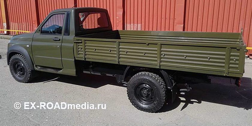 В Сети появились снимки гражданского автомобиля УАЗ «Профи»