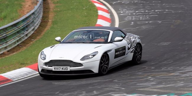 В Сети появились снимки модели Aston Martin DB11 Volante‍
