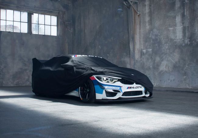 BMW опубликовало тизер нового гоночного купе M4 GT4 для «24 часа Нюрбургринга»