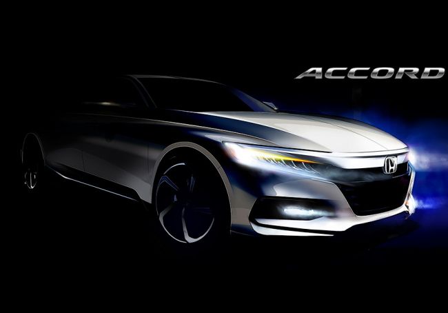 Опубликовано первое официальное изображение нового Honda Accord