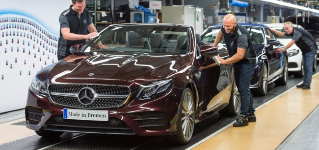 В Бремене стартовало производство кабриолета Mercedes-Benz E-Class