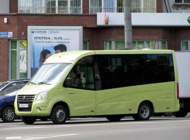 Новое поколение маршрутки «ГАЗель»‍ заметили на дорогах Нижнего Новгорода
