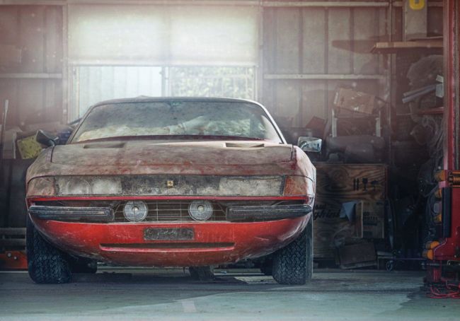 С молотка продадут Ferrari 365 GTB, 40 лет простоявшую в гараже