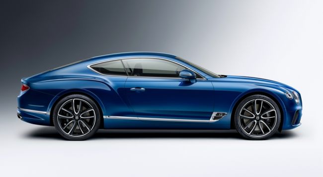 Названы рублевые цены на новый Bentley Continental GT