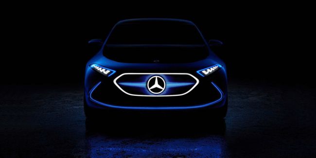 Daimler представил тизер новейшего электрокара Mercedes-Benz EQ A Concept