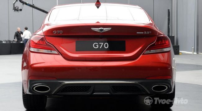 Hyundai официально представила новый седан Genesis G70