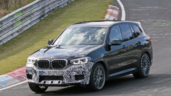 На трассе Нюрбургринга заметили новый «заряженный» BMW X3 M