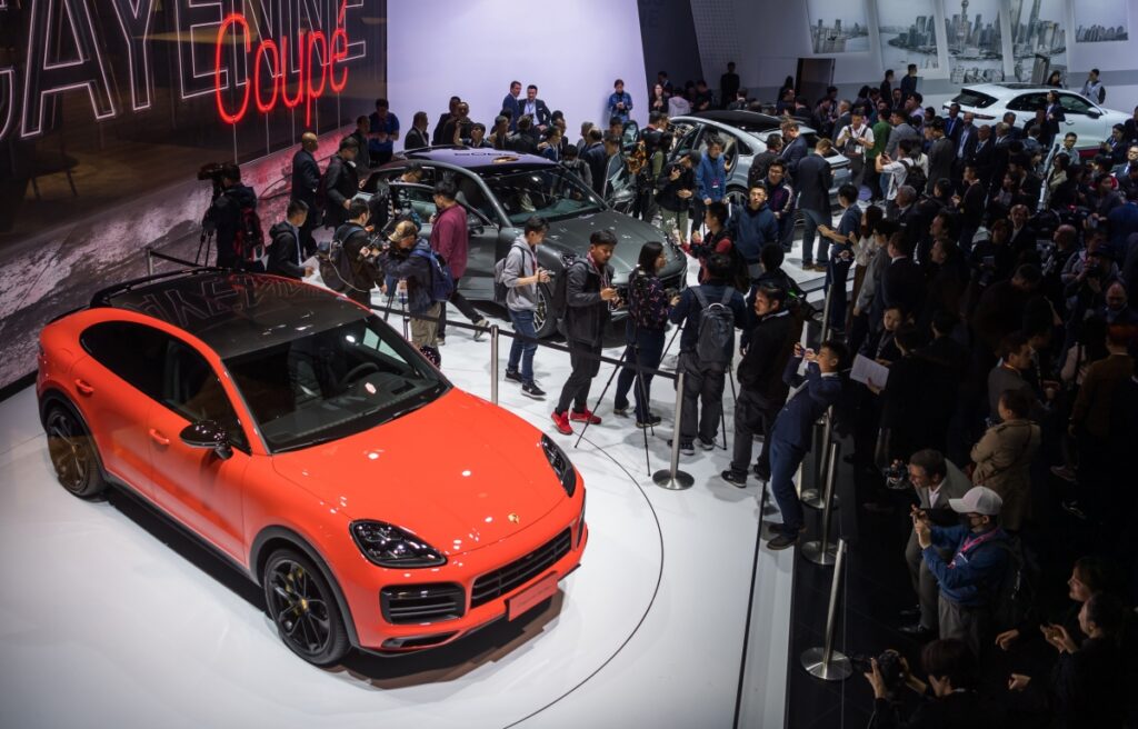 Porsche Cayenne Coupe дебютировал на автосалоне в Шанхае