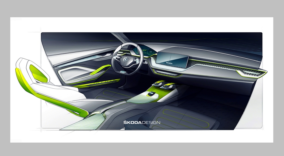 Skoda готовит к дебюту новый компакт-кросс Skoda Vision X‍