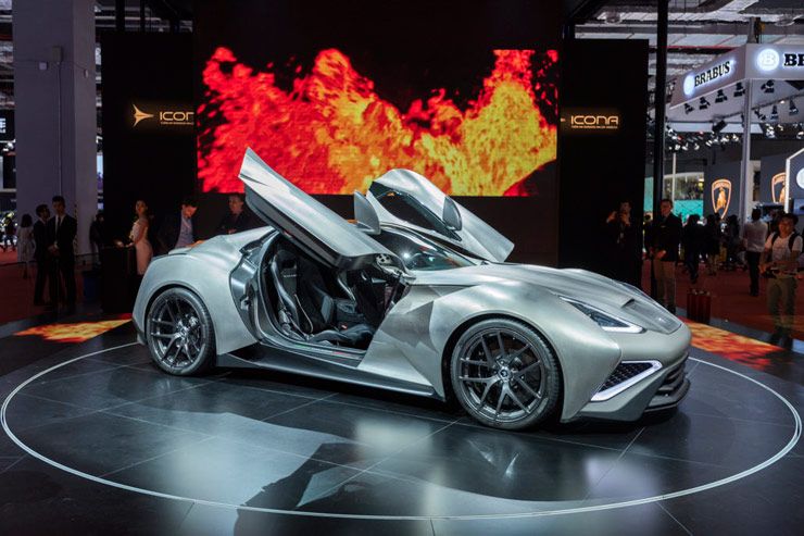 В Дубае представили самый дорогой суперкар в мире - Icona Vulcano Titanium
