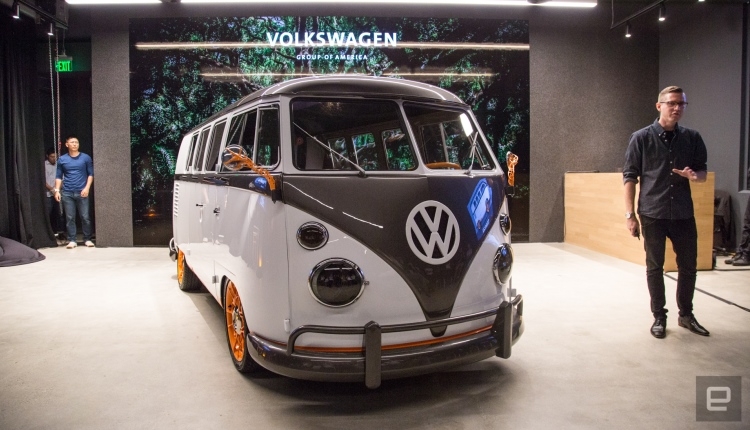 Volkswagen представил прототип электрического микроавтобуса Type 20