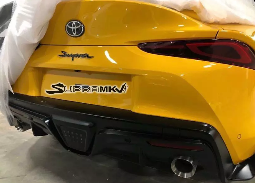 Очередная фотография новой Toyota Supra появилась в сети