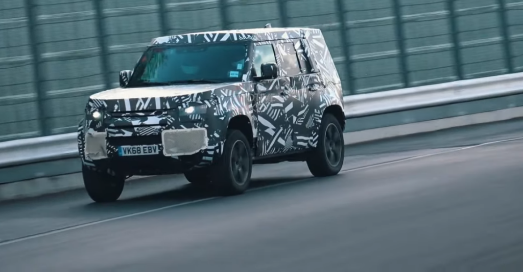 Новый Land Rover Defender протестировали на Нюрбургринге